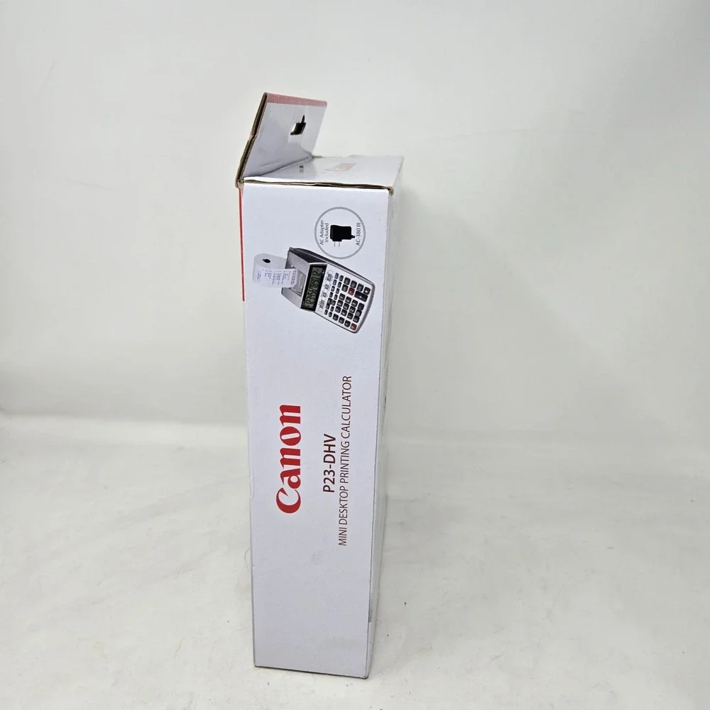 Canon P23-DHV Mini Desktop Printing Calculator 2 Color Print READ DESCRIPTION